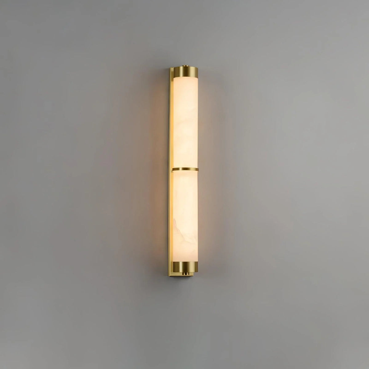 Cylindra Alabaster Brass Wall Light - Pre Order