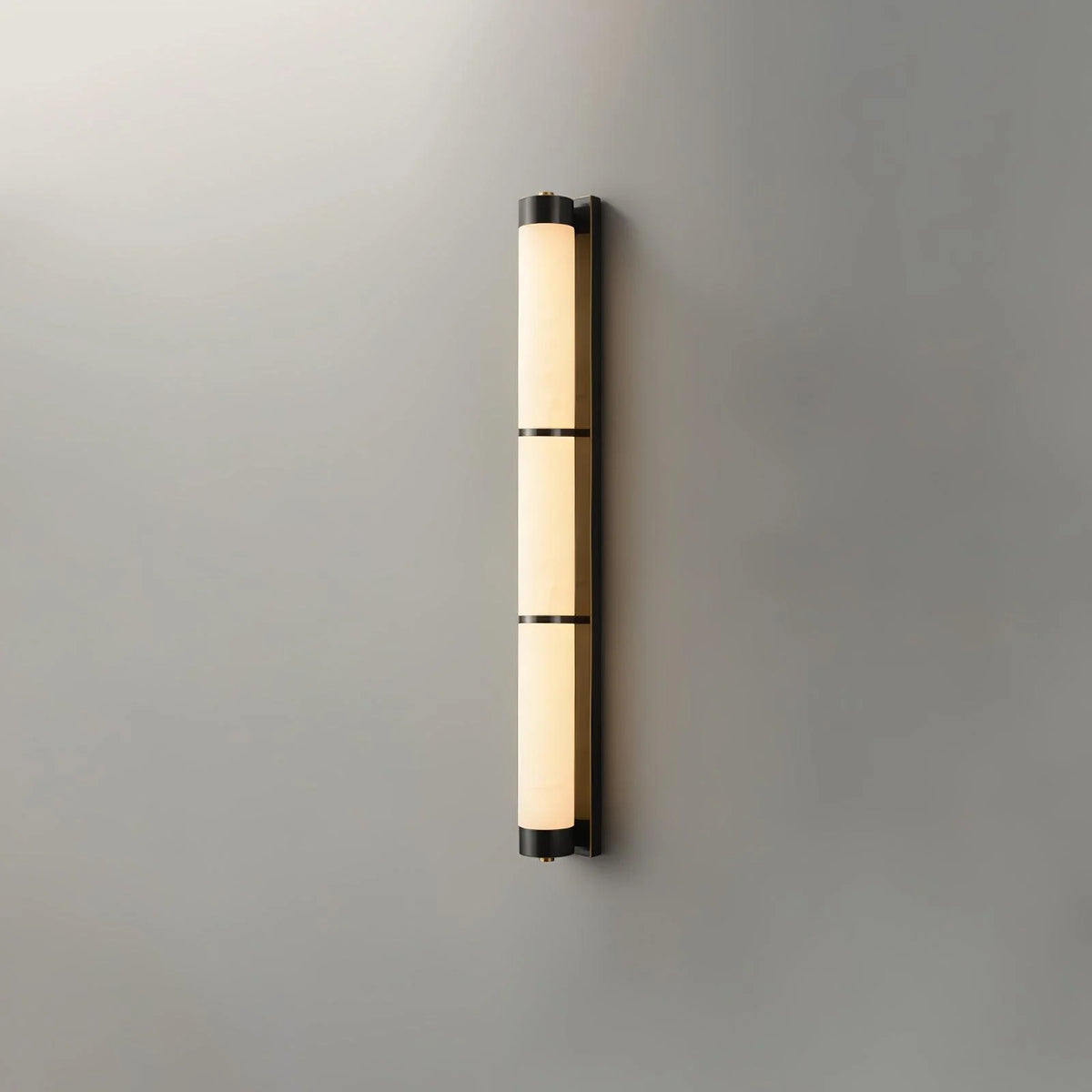 Cylindra Alabaster Brass Wall Light - Pre Order