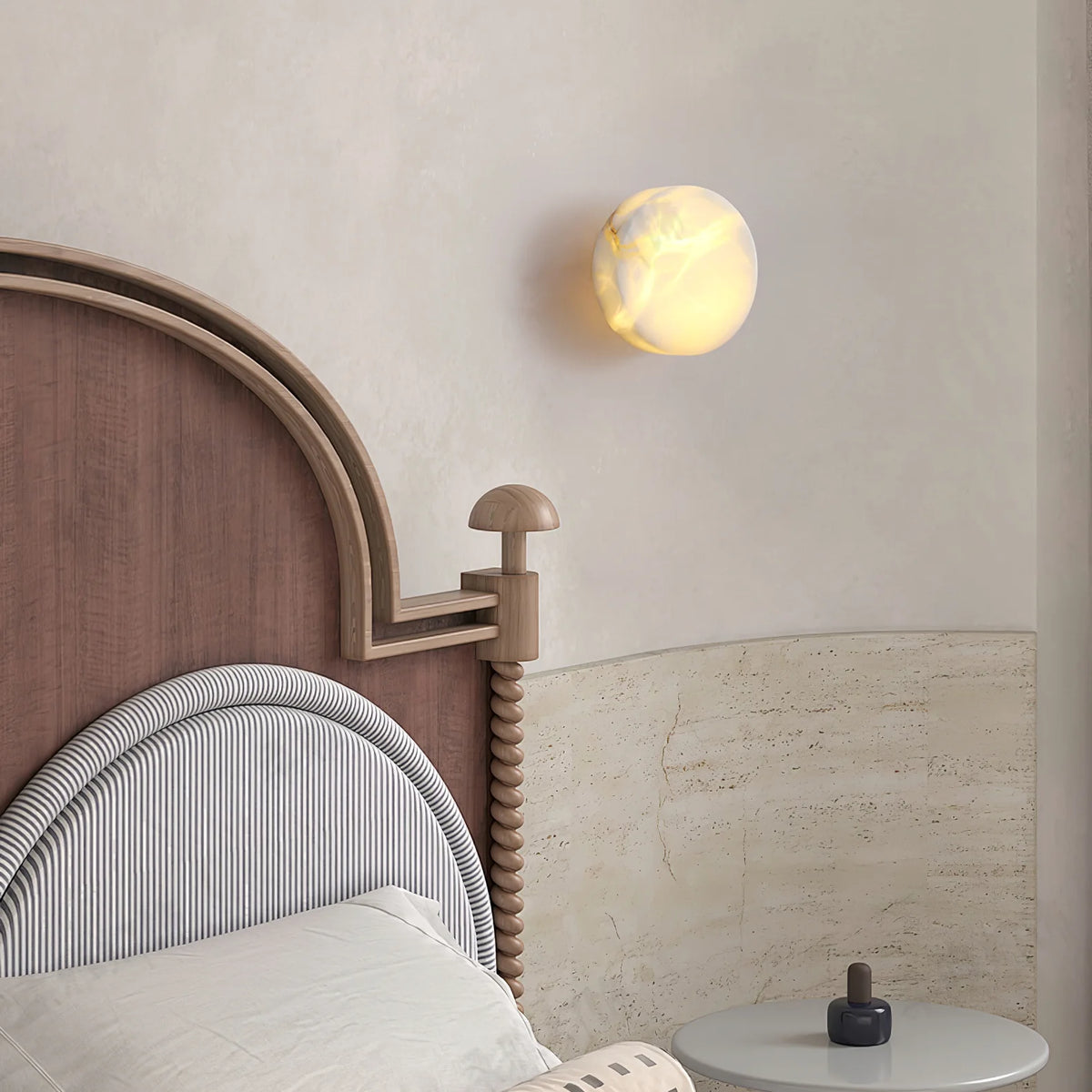 Cylindrical Alabaster Wall Light - Pre Order