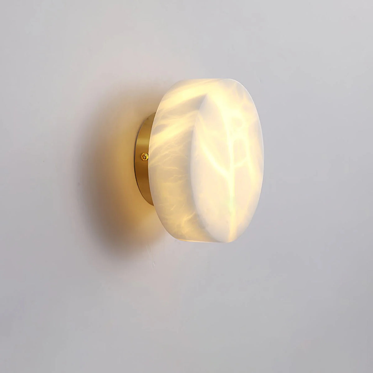 Cylindrical Alabaster Wall Light - Pre Order