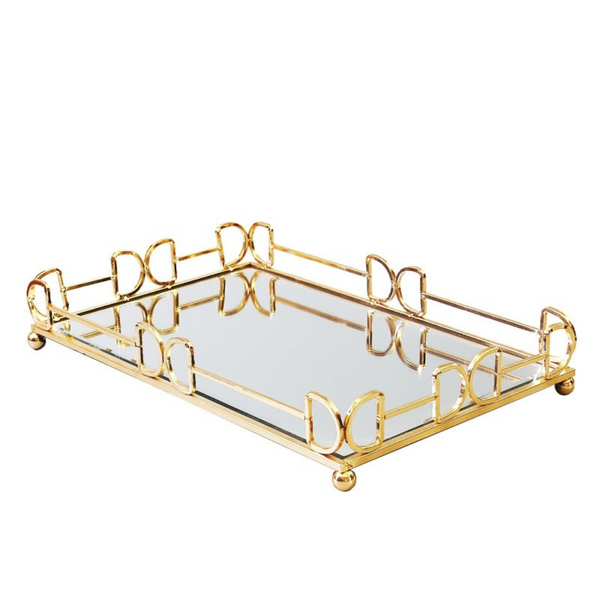 Durable D-character metal guard tray for organizing tools