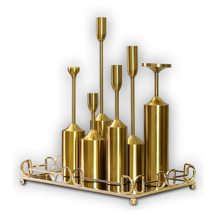 Metal guard tray with D-shaped design for secure storage