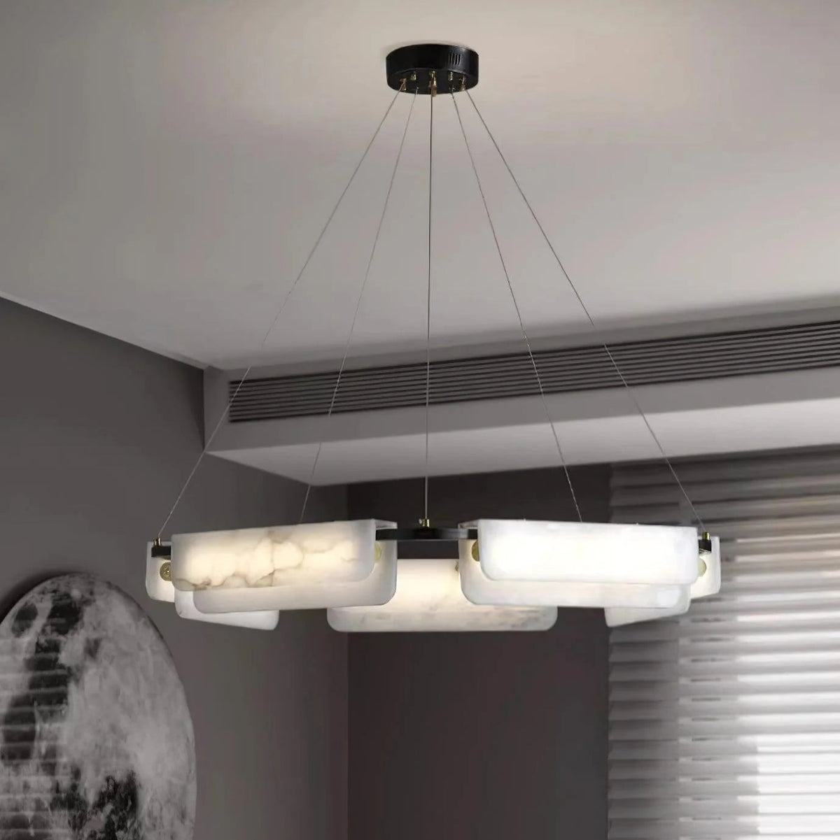 Delia Alabaster Chandelier - Pre Order