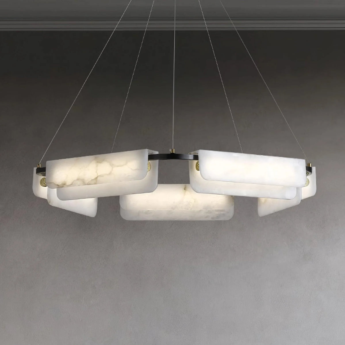 Delia Alabaster Chandelier - Pre Order