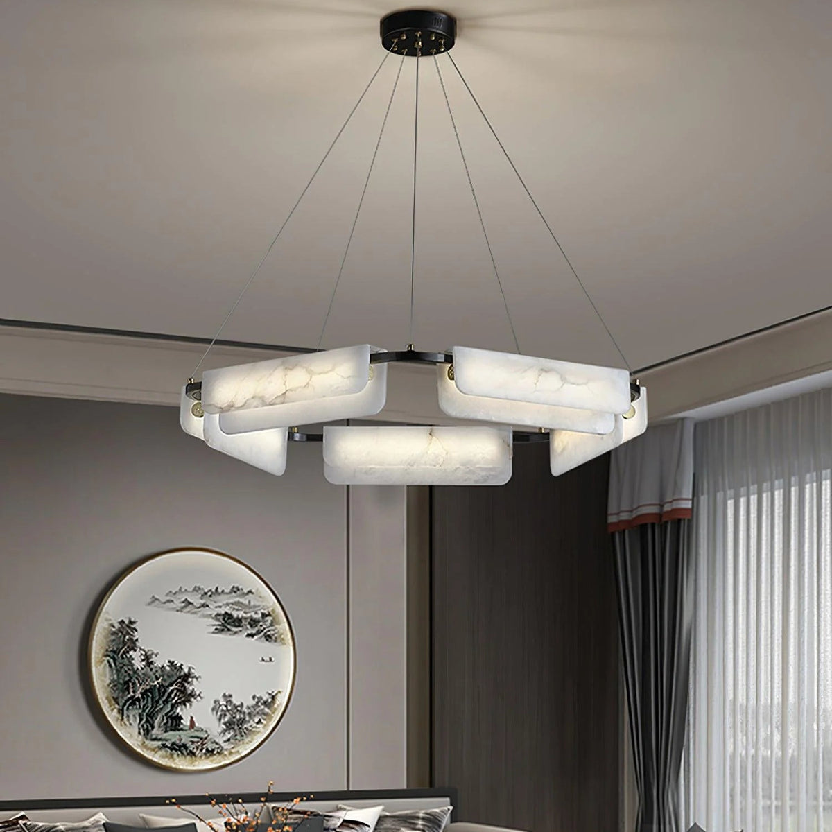 Delia Alabaster Chandelier - Pre Order