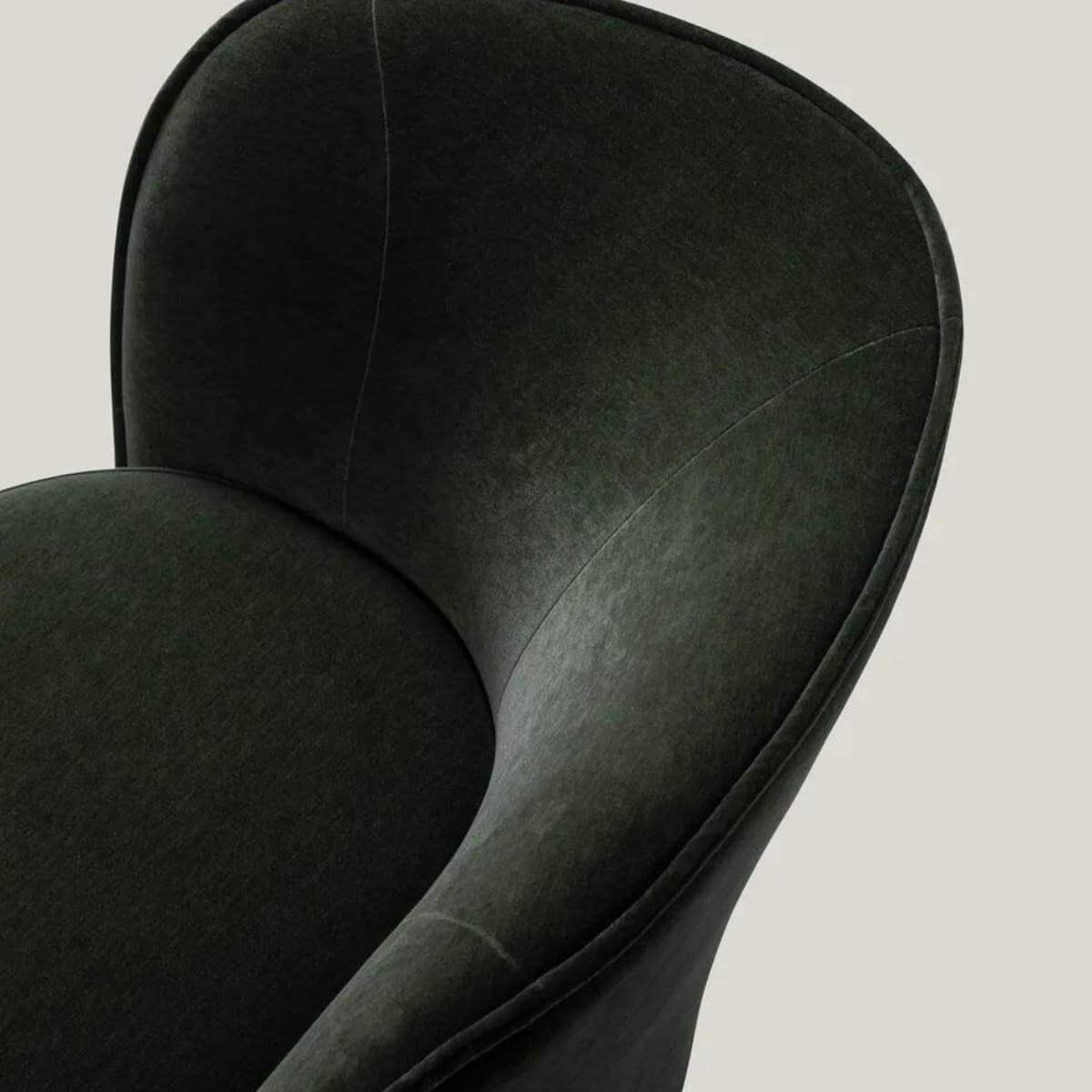 Top-down back view of DesignFusion sofa showcasing modern design and plush cushions