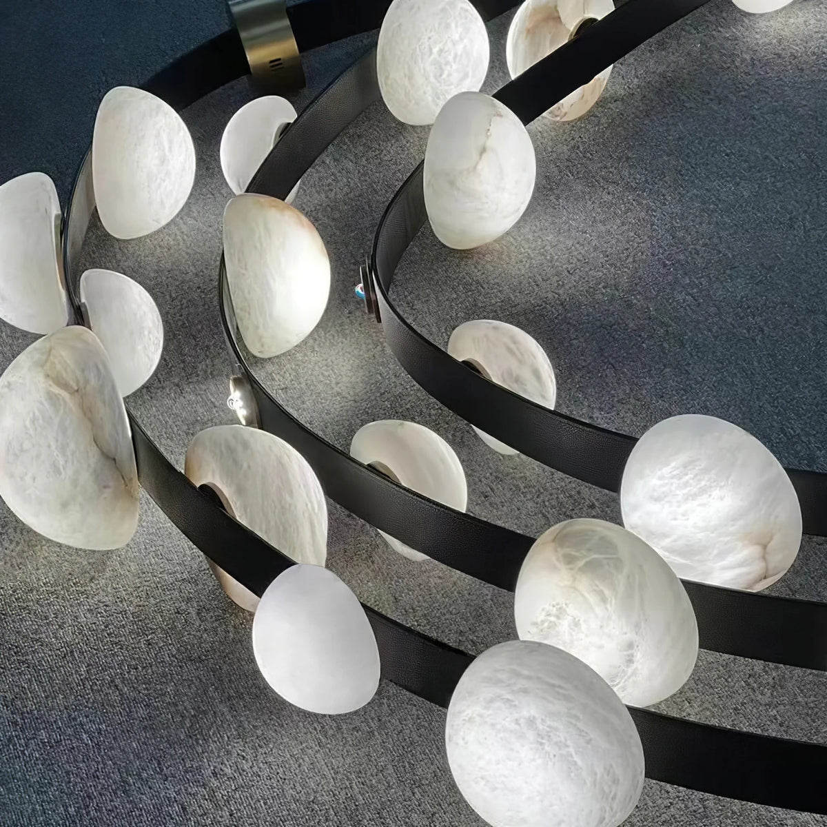 Dew Drops Alabaster Chandelier - Pre Order