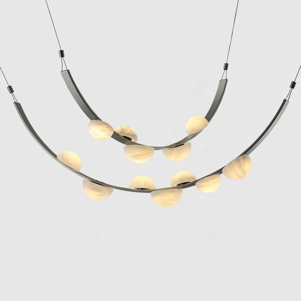 Dew Drops Alabaster Chandelier - Pre Order
