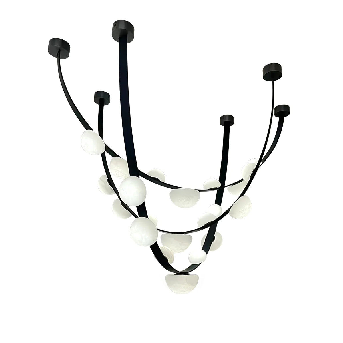 Dew Drops Alabaster Chandelier - Pre Order