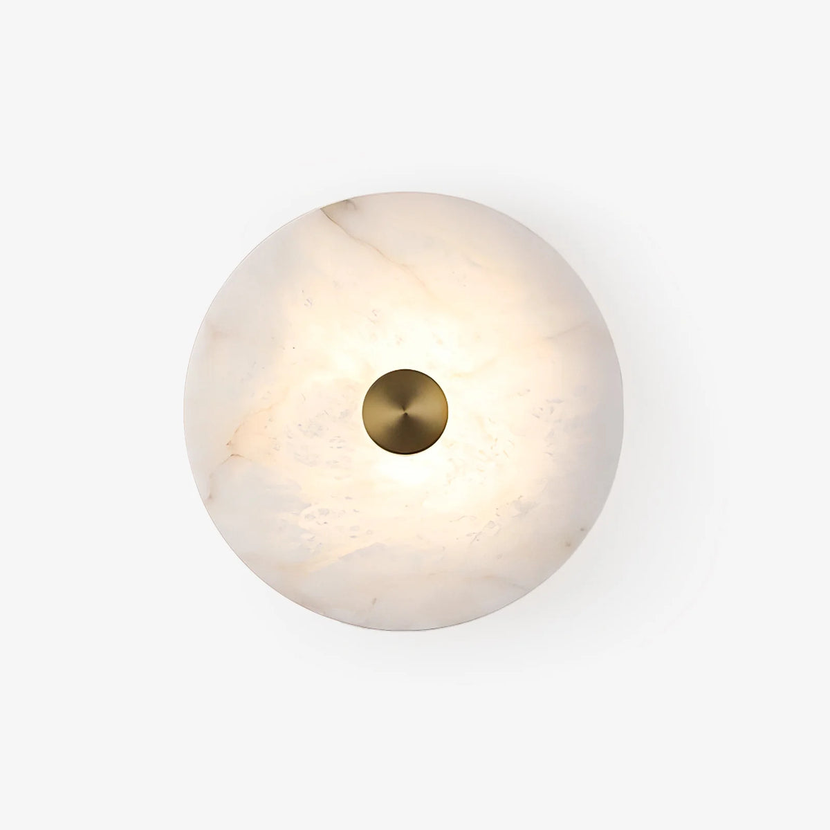 Disc Shaped Alabaster Wall Light - Pre Order