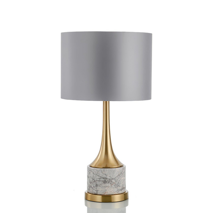 Dominion metal-based modern bedside table lamp, sleek and elegant design for stylish bedroom lighting