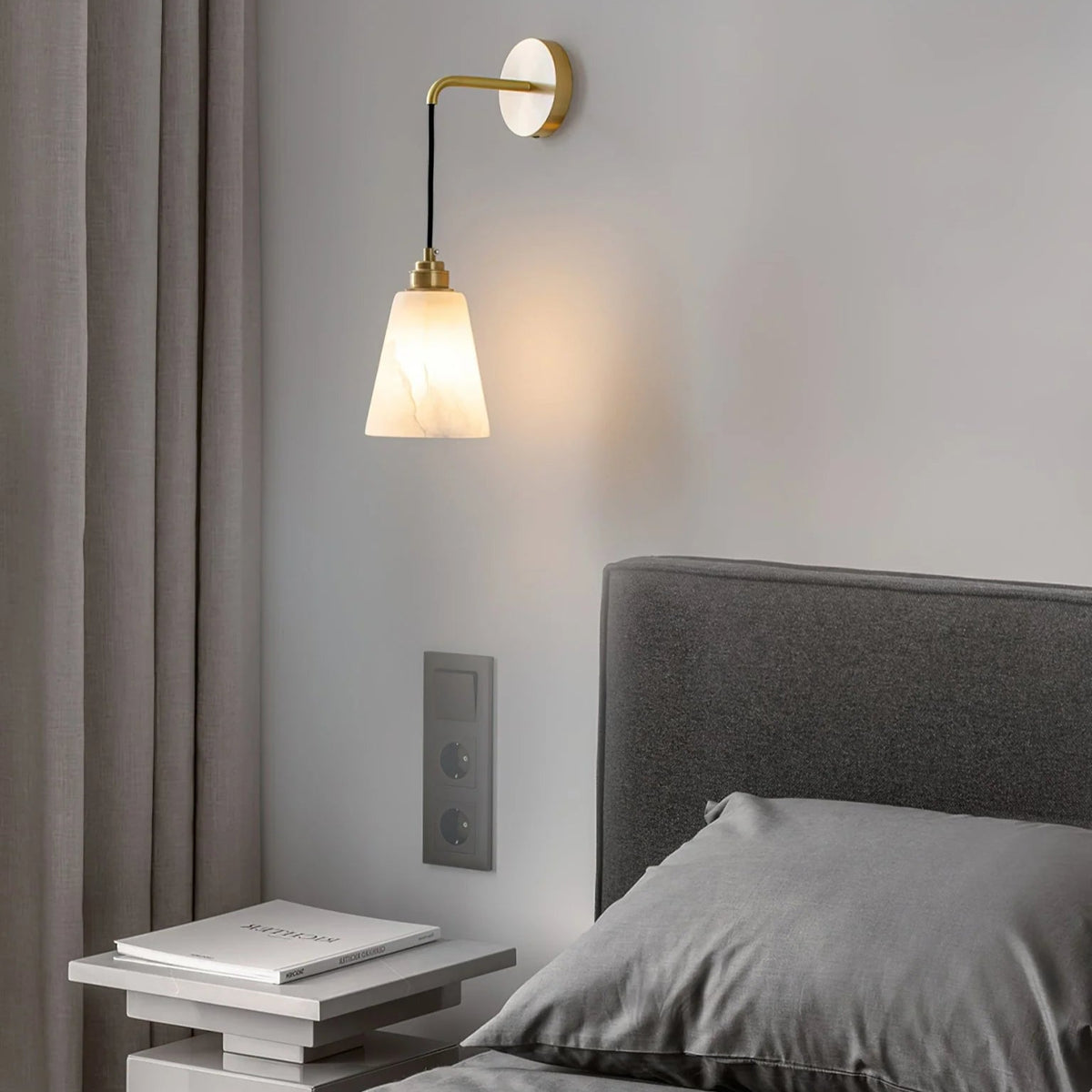 Droplet Alabaster Wall Lamp - Pre Order