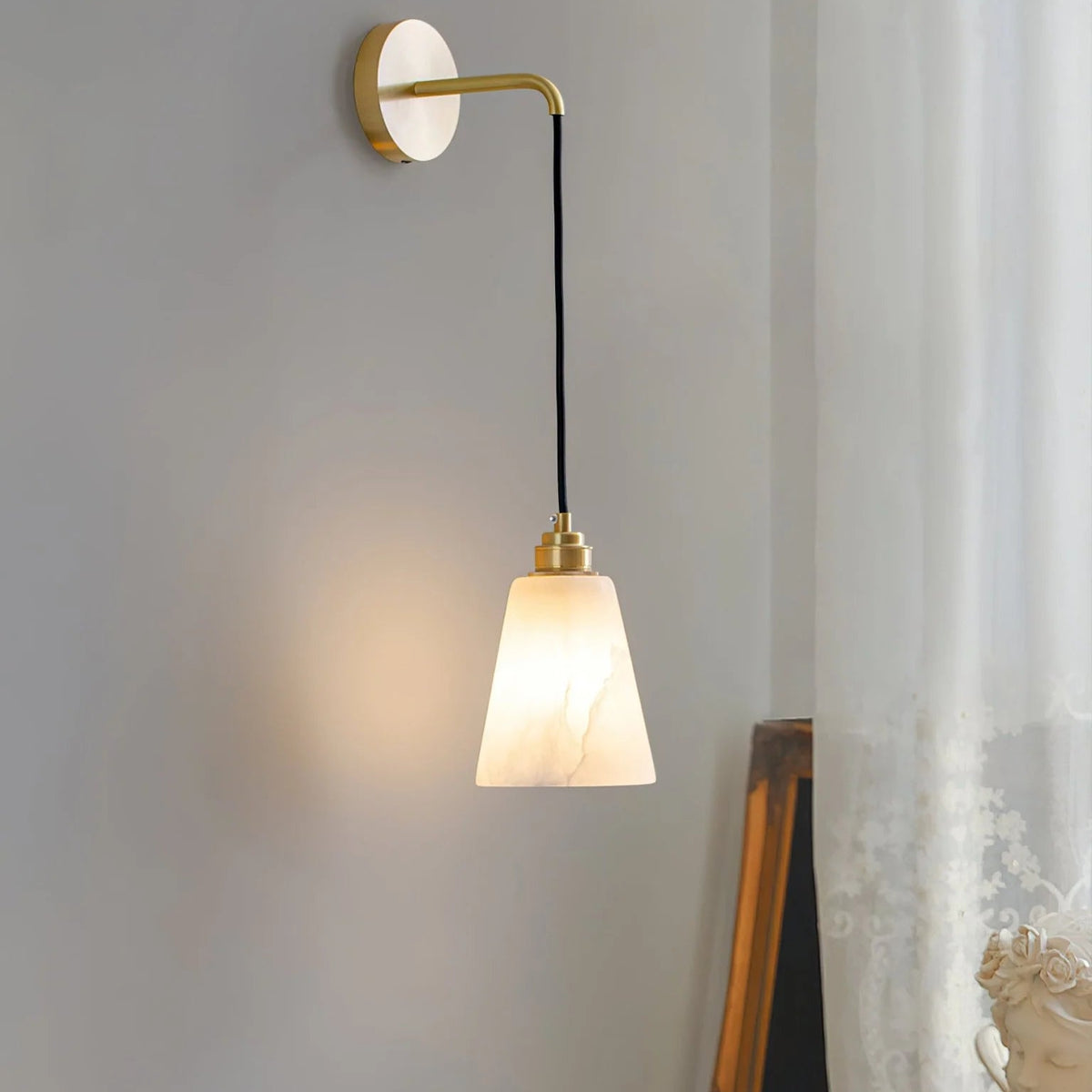 Droplet Alabaster Wall Lamp - Pre Order