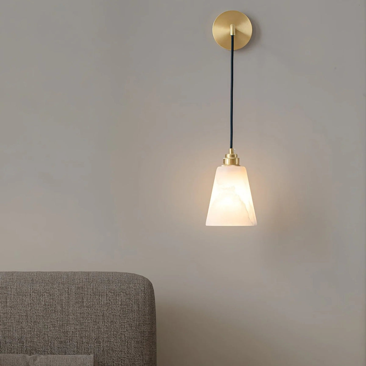 Droplet Alabaster Wall Lamp - Pre Order