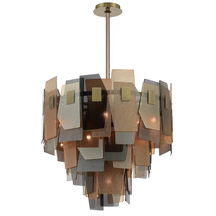Dusk bronze chandelier by Elegant Interior – customized elegant lighting fixture with warm bronze finish and modern design.