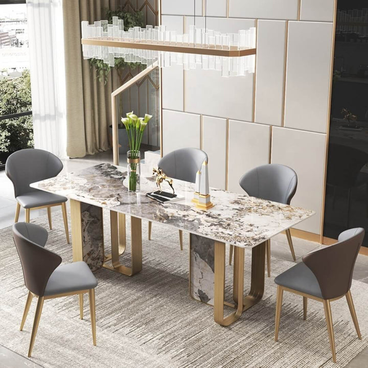 Top View of Easton Dining Table – Elegant Interior Design in Australia, Modern Stylish Furniture
