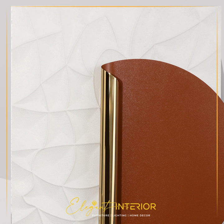 Eclipse Modern Orange Rectangle Wall Decor – detailed top view showcasing textured 3D geometric patterns and bold orange finish.