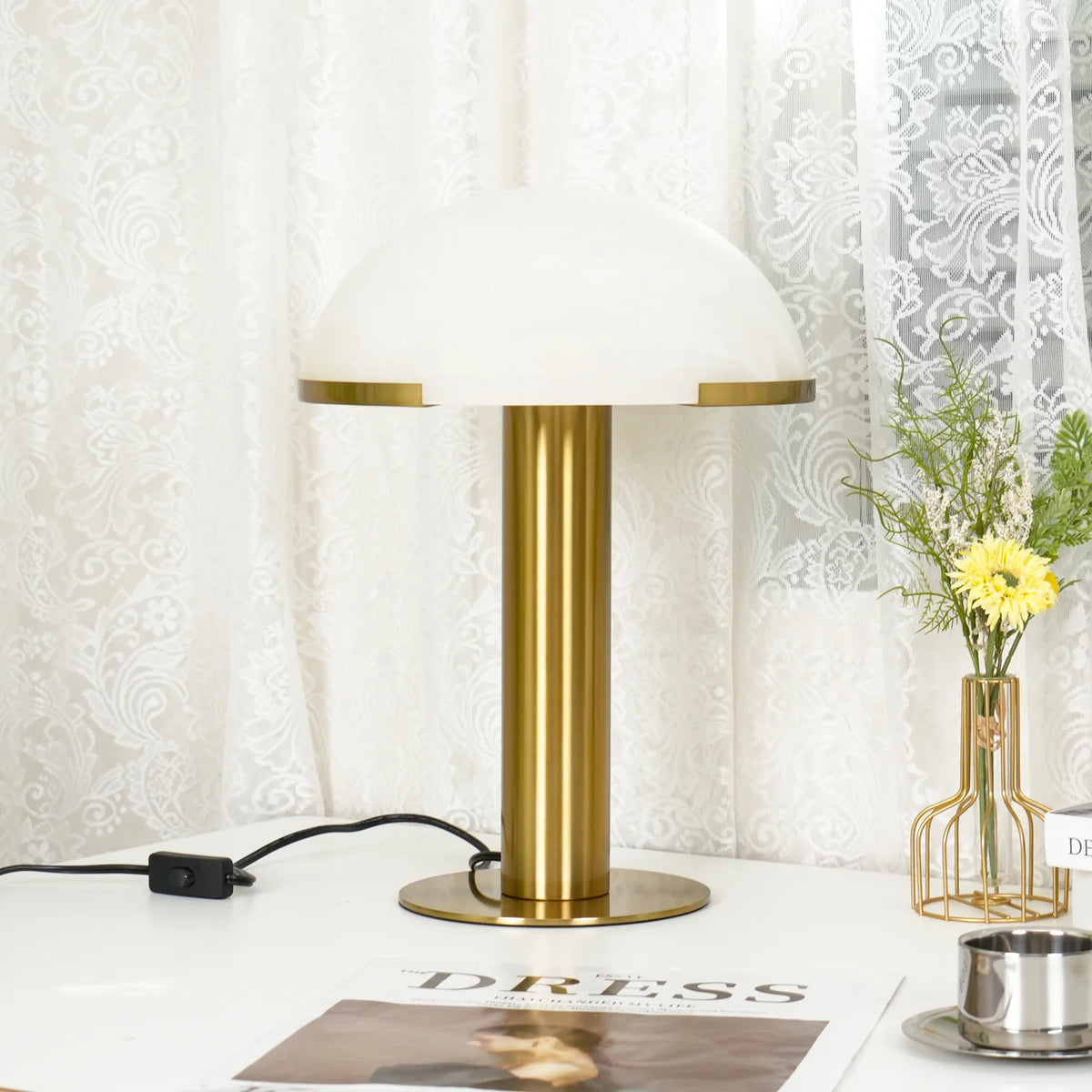 Elegance Alabaster Table Lamp - Pre Order