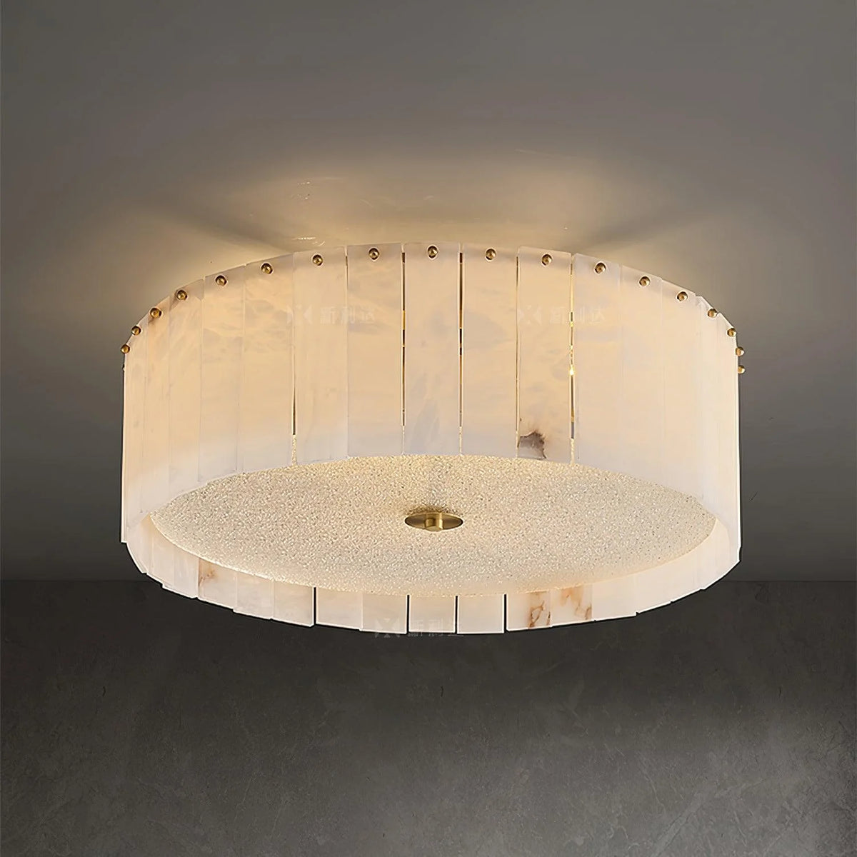 Elysian Alabaster Ceiling Lamp - Pre Order