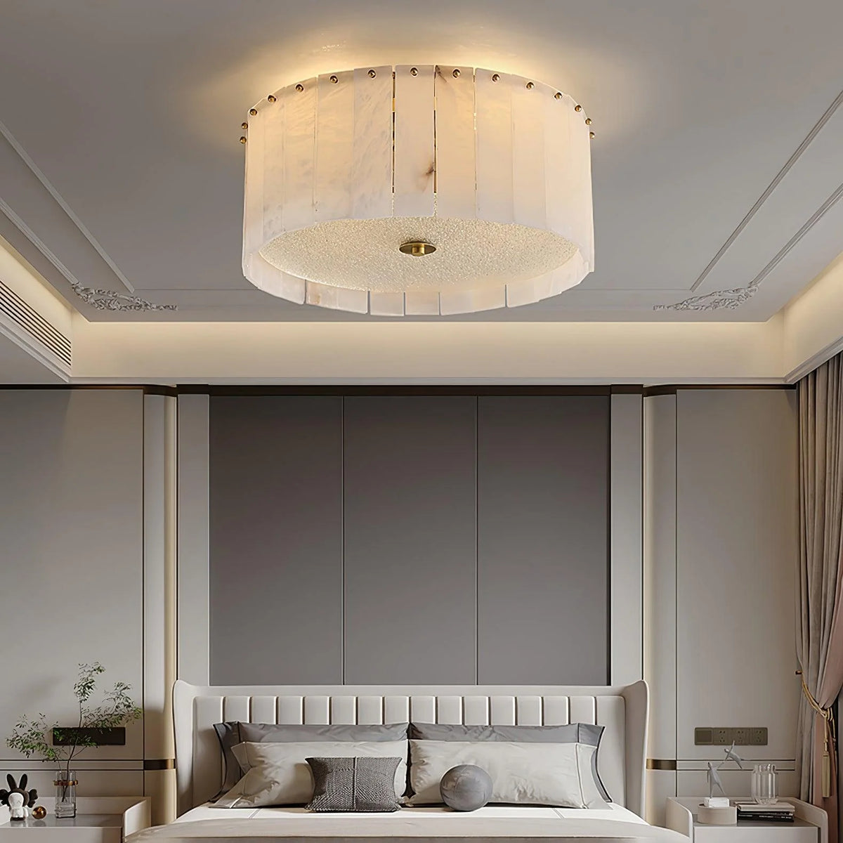 Elysian Alabaster Ceiling Lamp - Pre Order