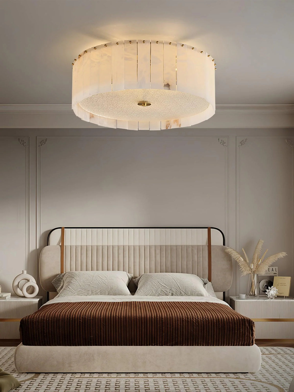 Elysian Alabaster Ceiling Lamp - Pre Order