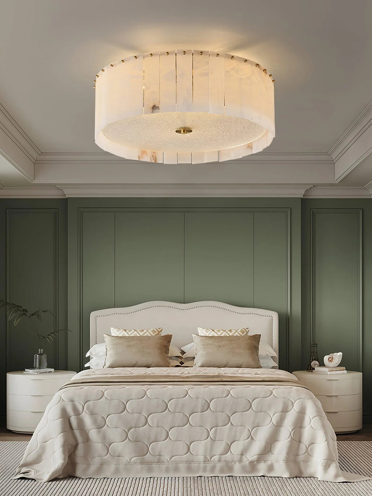 Elysian Alabaster Ceiling Lamp - Pre Order