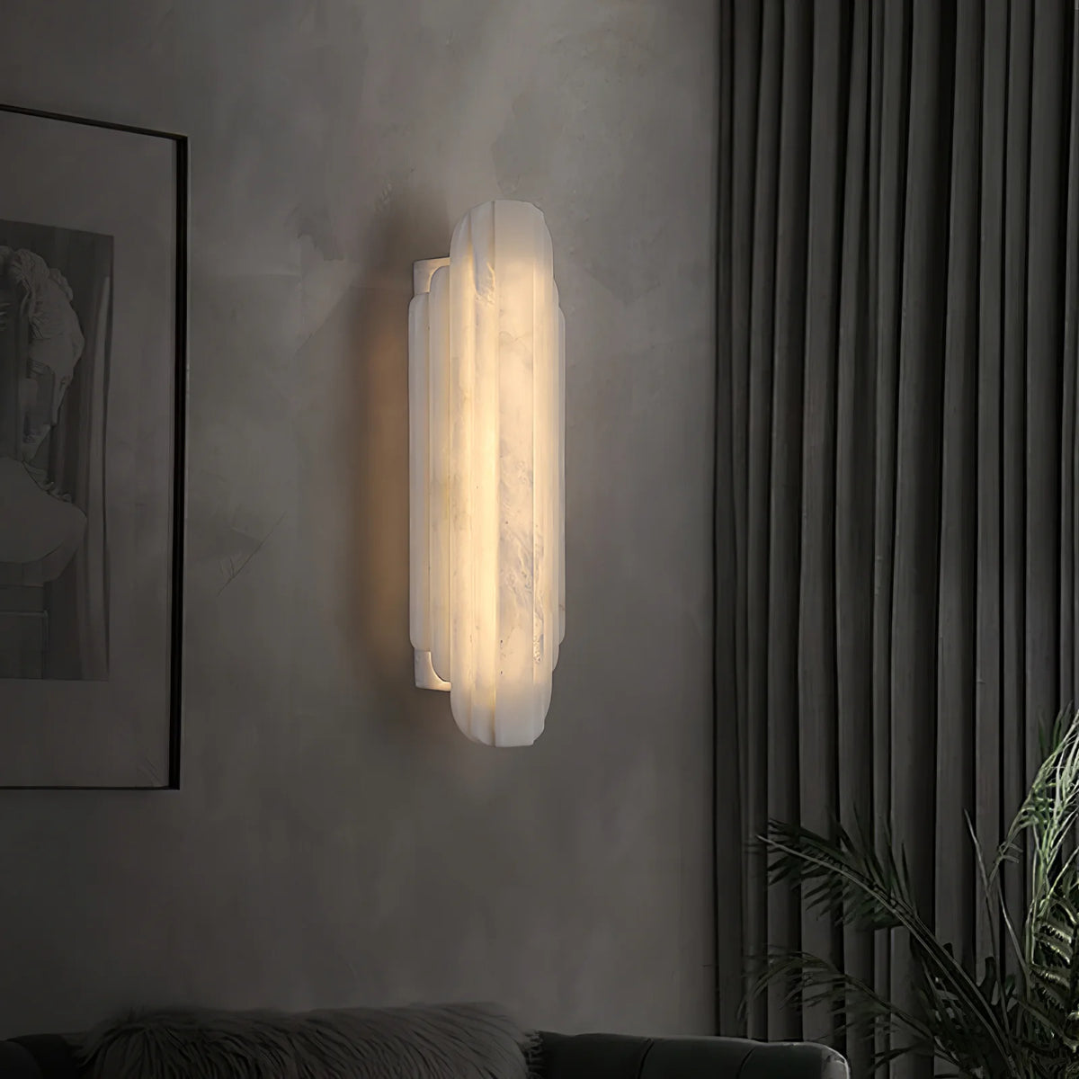 Estelle Alabaster Wall Sconce - Pre Order