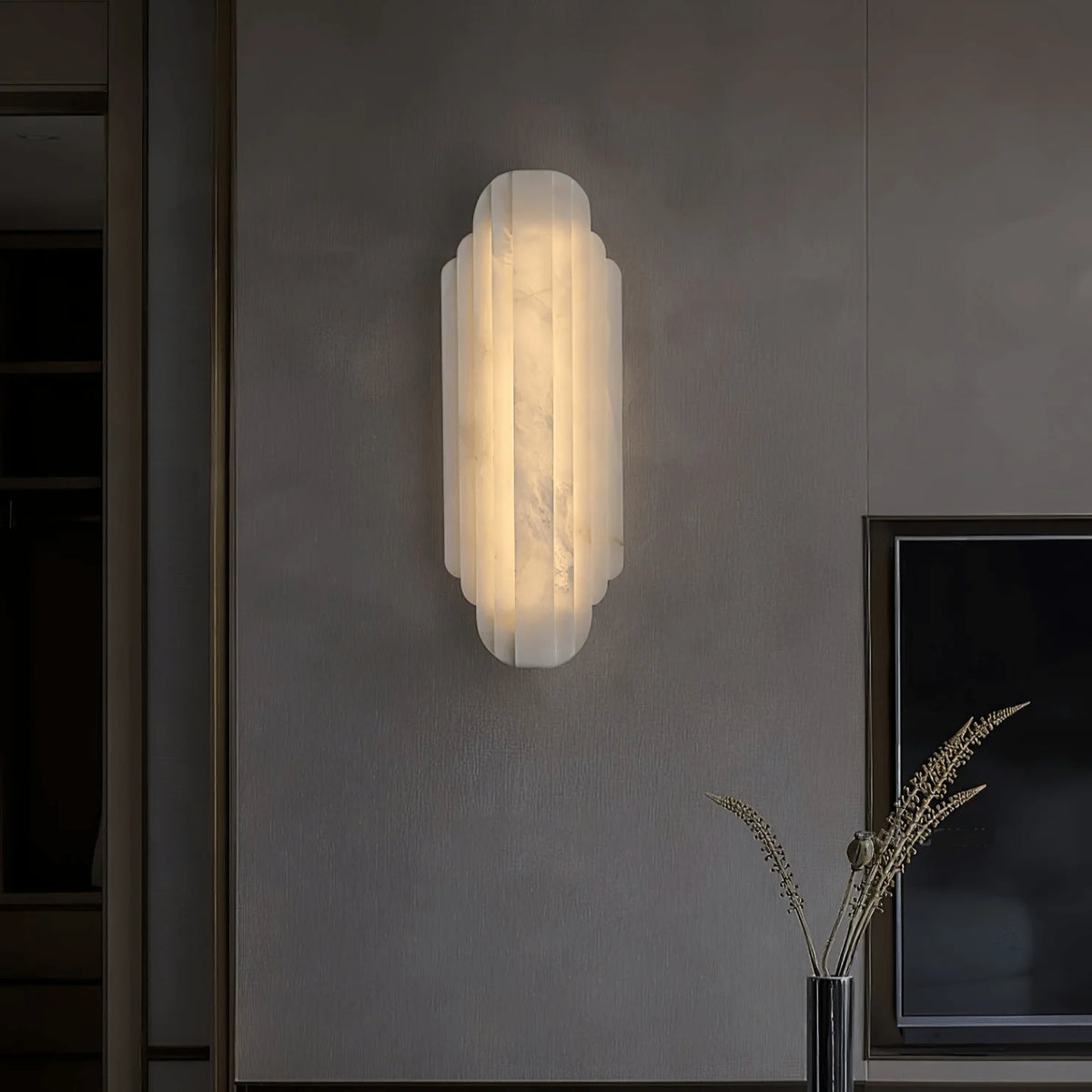 Estelle Alabaster Wall Sconce - Pre Order