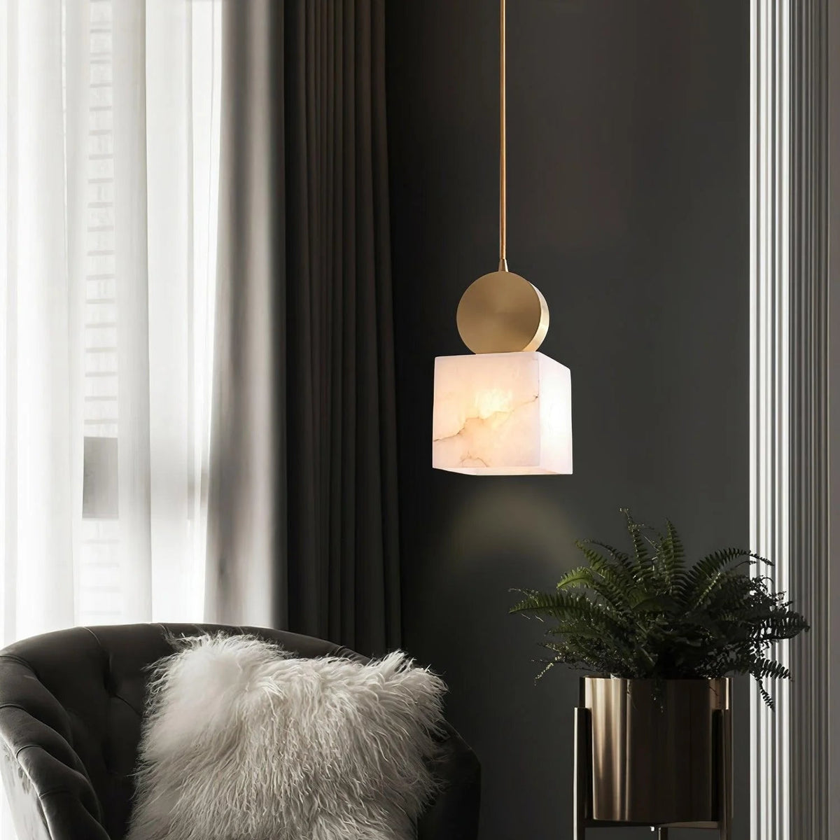 Etruscan Aabaster Pendant Light - Pre Order