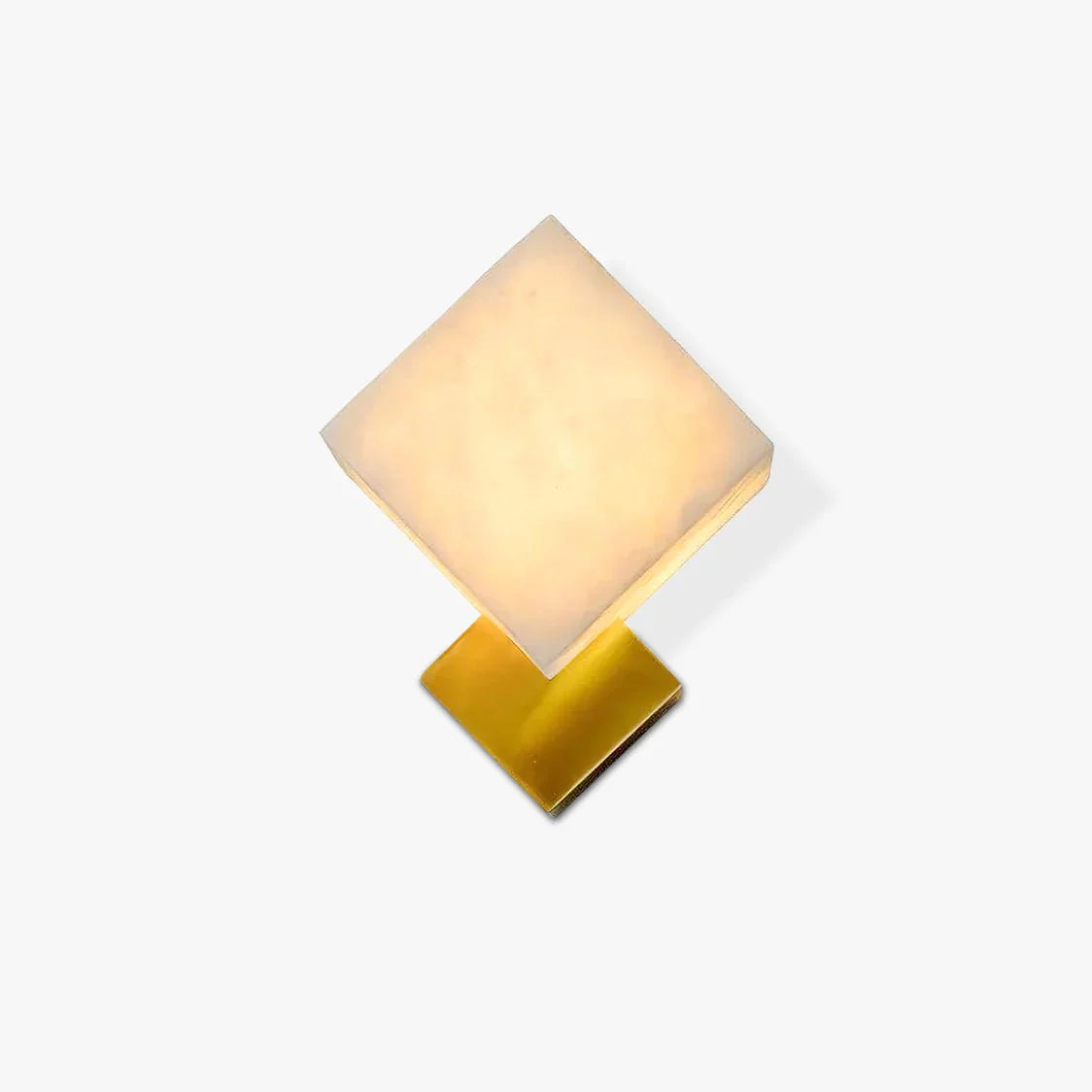 Block Alabaster Wall Sconce - Pre Order