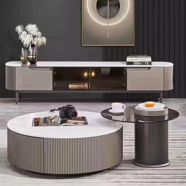Gavina Coffee Table and Side Table Set – Elegant Modern Furniture for Stylish Interiors