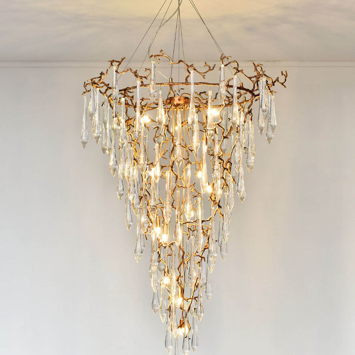 Glimmer Chandelier Light Hanging from Ceiling – Elegant Modern Lighting Fixture for Interiors