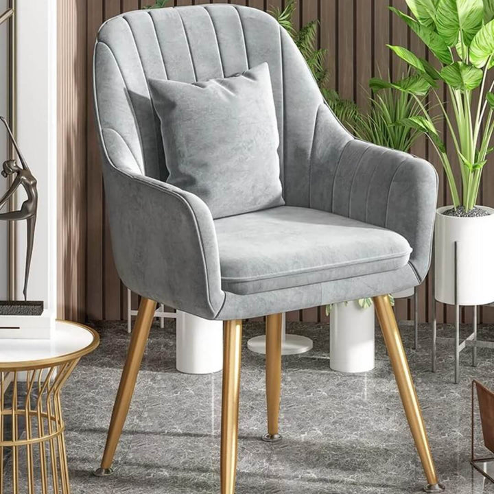 Graceful Glam custom-made chair for dressing table, luxurious design with plush upholstery and elegance