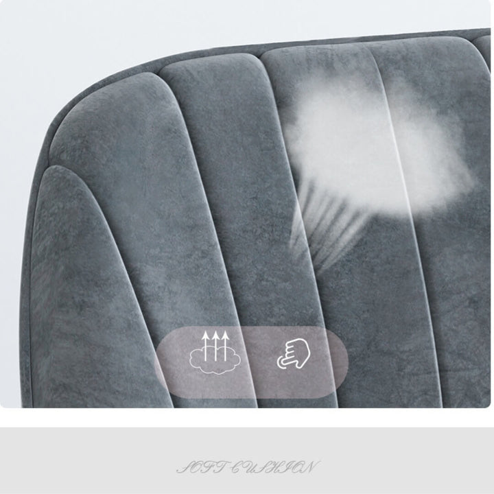 Graceful Glam custom-made chair for dressing table, featuring plush upholstery and elegant modern design