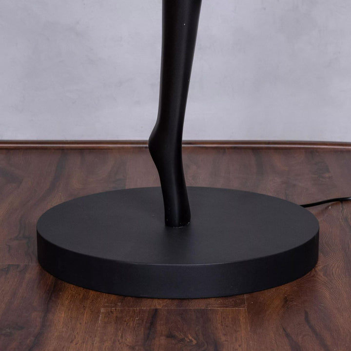 HTA033 Ballerina floor lamp stand featuring sleek design and sturdy base, complementing the elegant sculptural lamp body