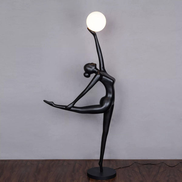 HTA033 Ballerina floor lamp displayed in an Australian interior, featuring an elegant sculptural design ideal for modern living spaces