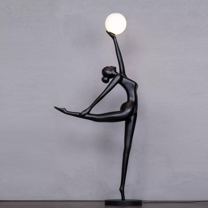HTA033 Ballerina floor lamp with elegant sculptural silhouette and soft ambient glow, perfect for contemporary interior décor