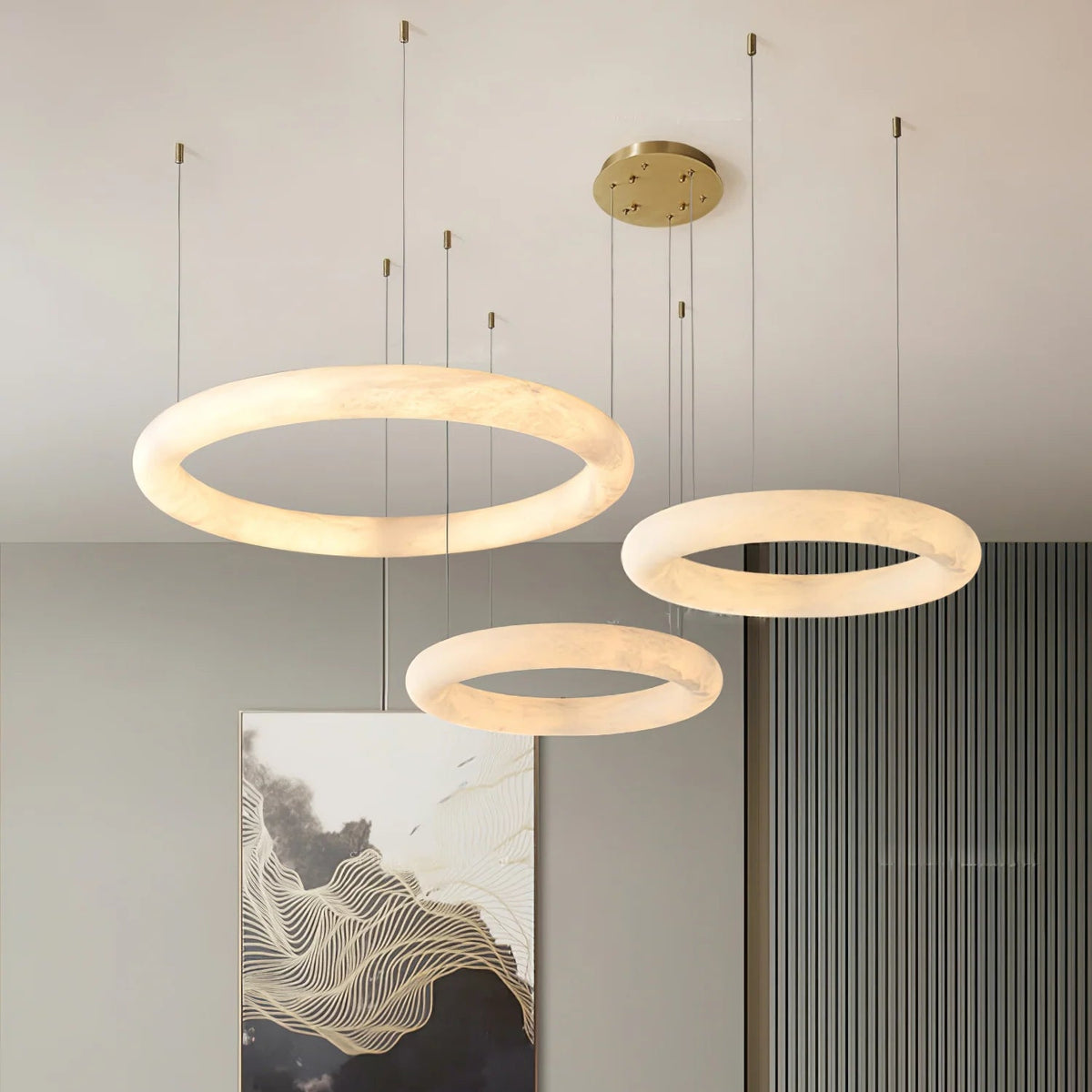 Halo di Pietra Chandelier - Pre Order