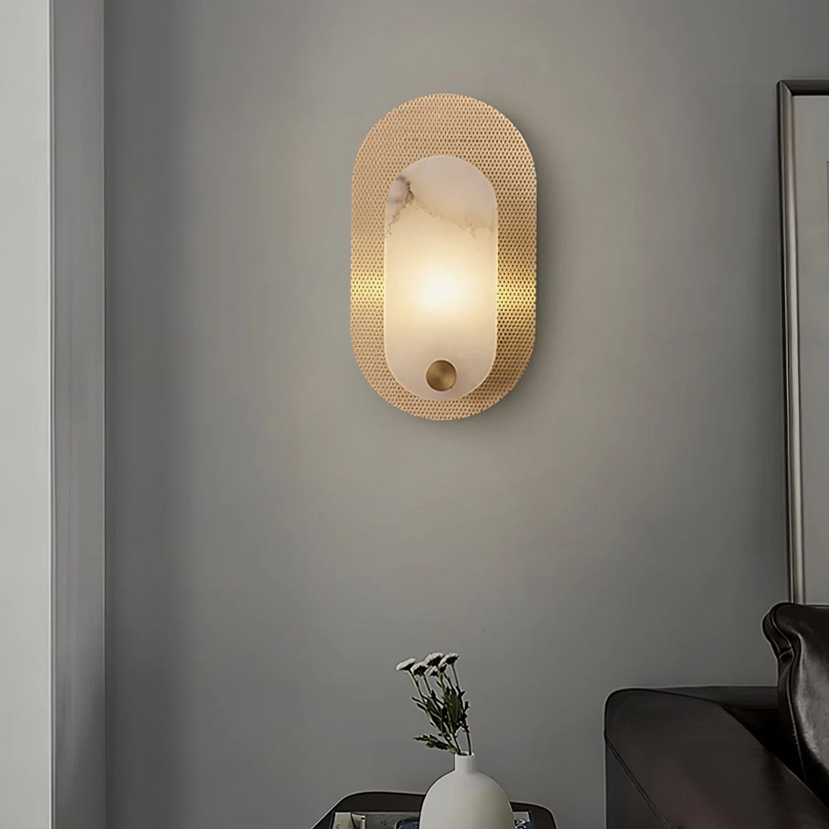 Harlan Alabaster Wall Light - Pre Order