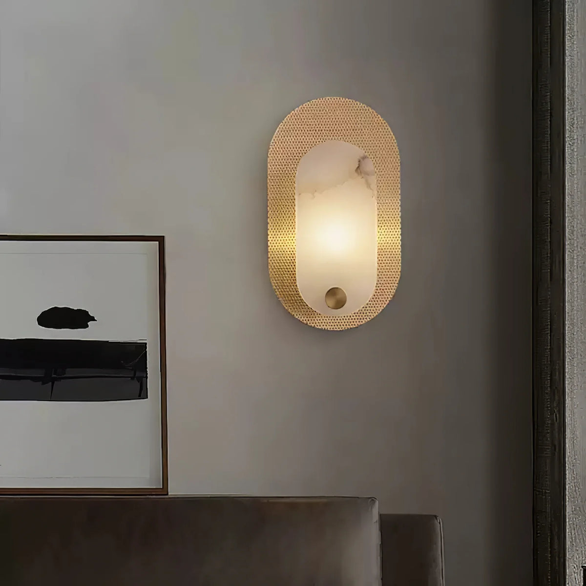Harlan Alabaster Wall Light - Pre Order