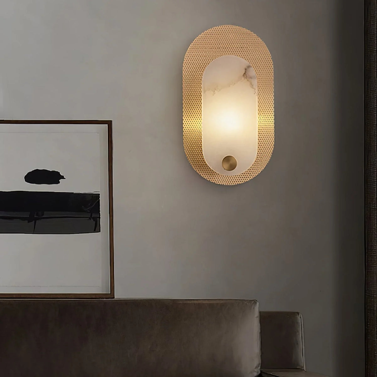 Harlan Alabaster Wall Light - Pre Order