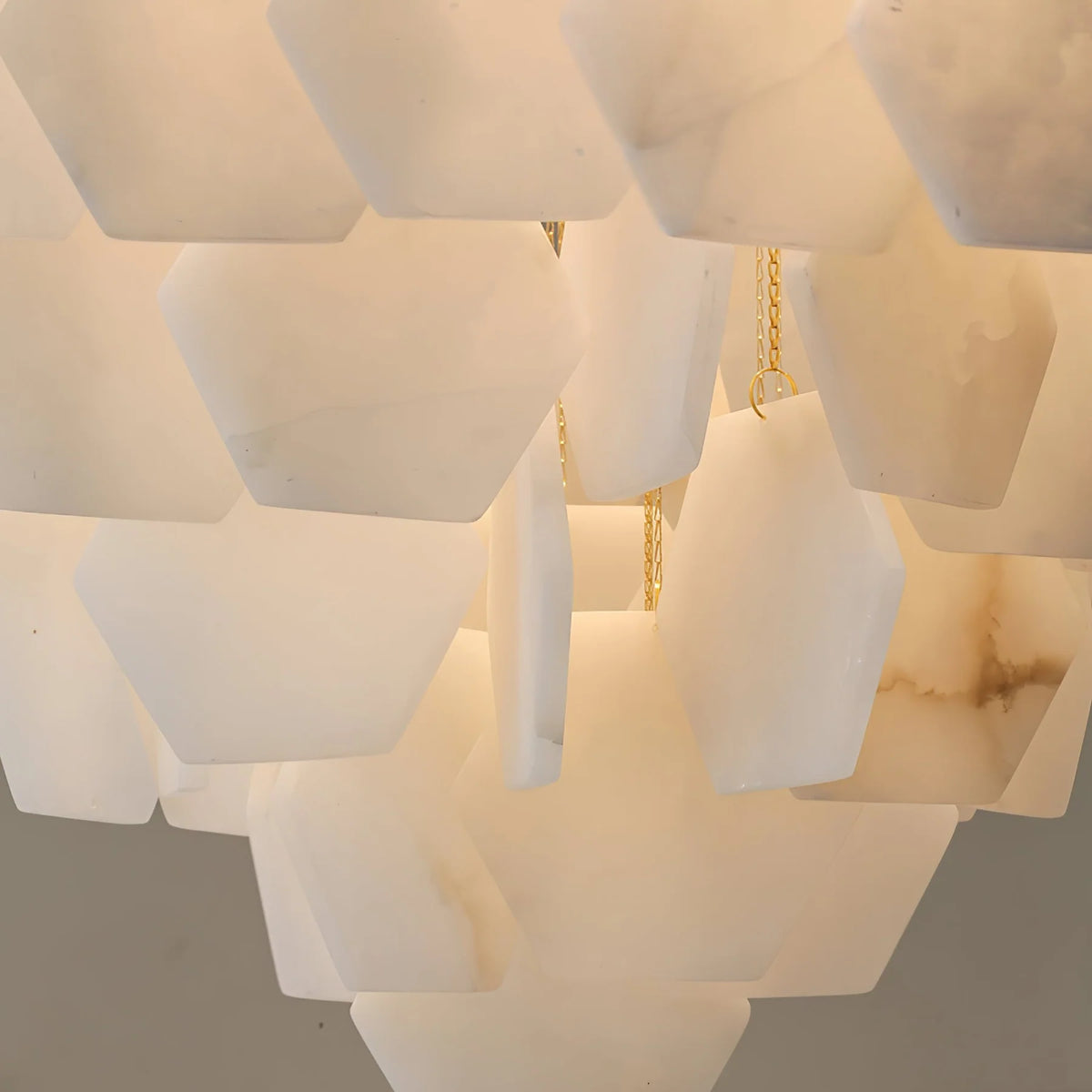 Hexa Alabaster Cascade Chandelier - Pre Order