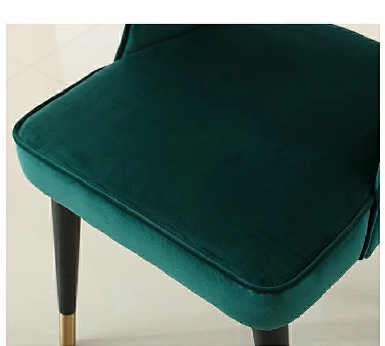 Elegant Indiana chair featuring microfiber seating and leather trim for luxury comfort