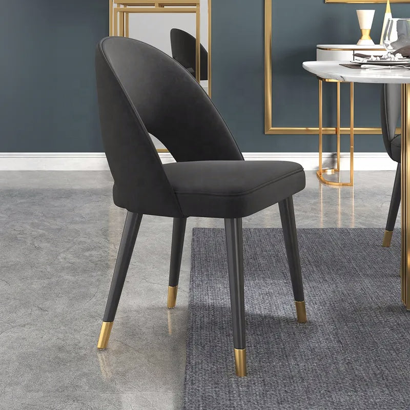 Indiana customised chair upholstered in soft microfiber fabric for comfortable seating