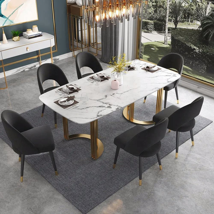 Upper view of Indiana customised chair with soft microfiber upholstery and sleek design