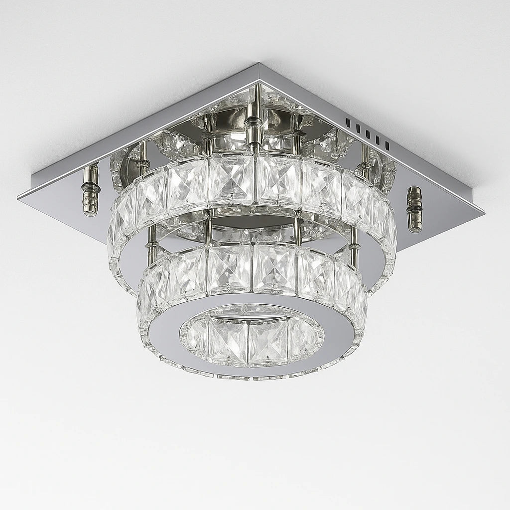 Jennifer Flush Mount Ceiling LED Light Chandelier