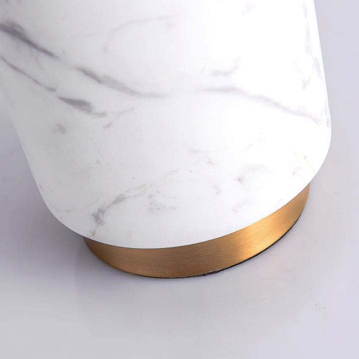 Modern table lamp featuring Joana marble base for luxury interiors