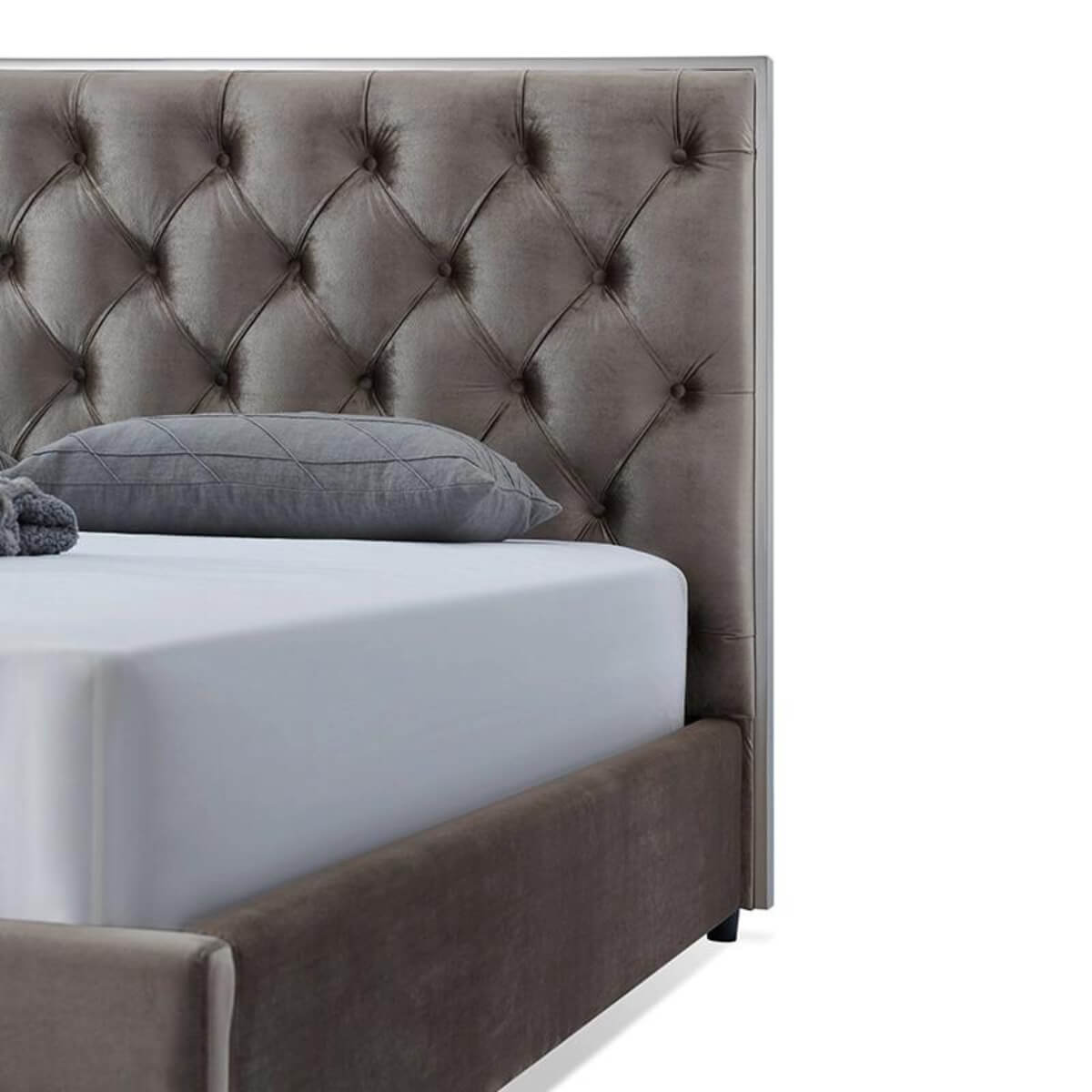 RadianceRest Luxurious Velvet Bed