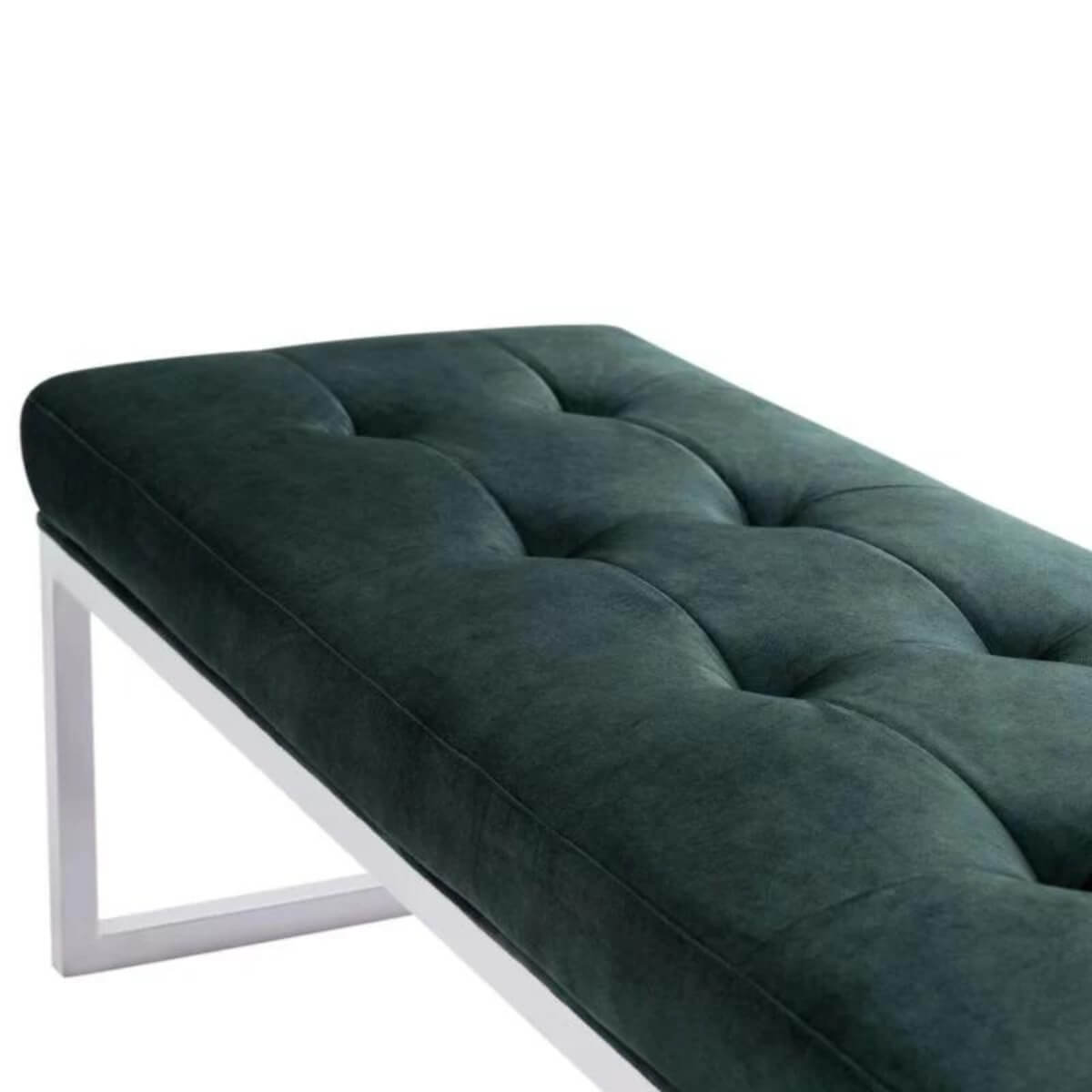 Elegant Elysium Luxurious Velvet Bedroom Bench
