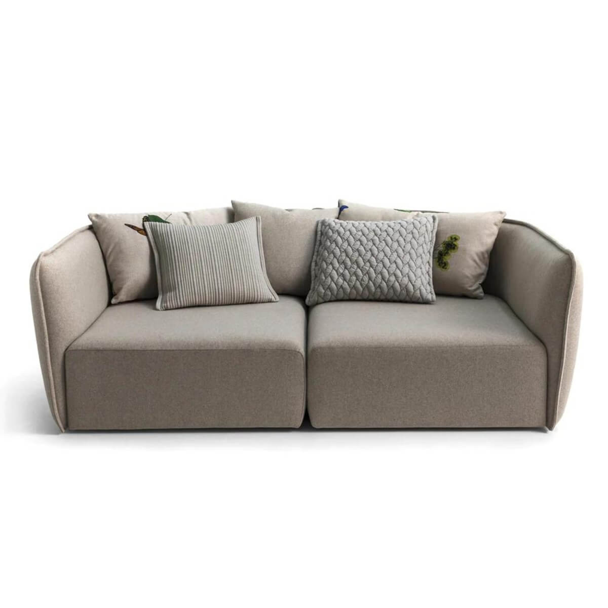 Astral Arc Cotton Linen Sofa - A Cosmic Embrace